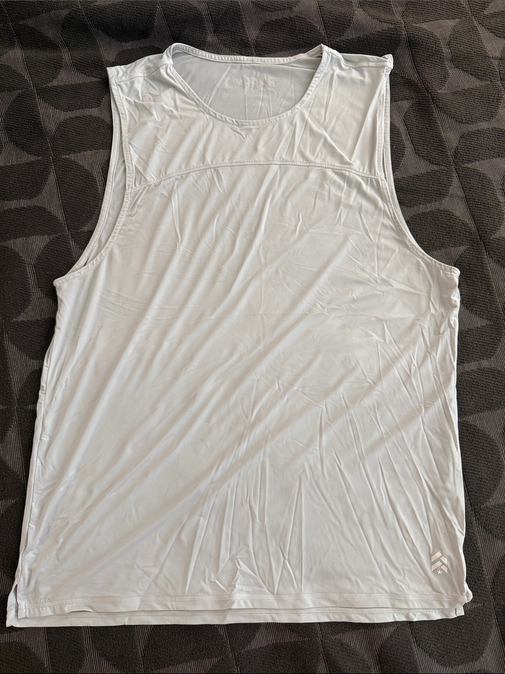 Barry’s Men's White Sleeveless Tank - Breathable Performance